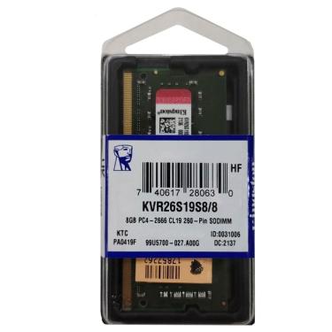Imagem de Memória 8Gb Ddr4 2666Mhz Kingston Sodimm Compatível Para Notebook Dell Lenovo Acer Pc4 M84