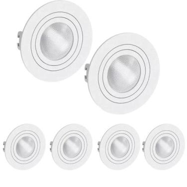 Imagem de 6 Spot Face Plana Redondo Par30 E27 Save Energy