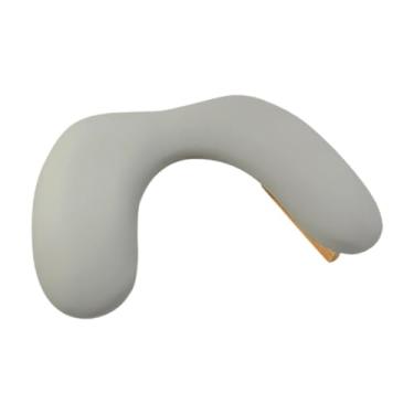 Imagem de Ysyqkn Almofada para Apoio de Braço E Unhas, Mesa, Estação de Mesa, Manicure Portátil, Suporte de Almofada para Descanso de Mão, para Férias, Salão de Unhas, Cinza