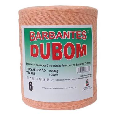 Imagem de Barbante Dubom Salmão - 1 Kg - Fio 6 - Barbantes DUBOM