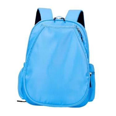 Imagem de menolana Mochila de tênis para mulheres e homens, premium, resistente à água, multiuso, alça ajustável, bolsa esportiva portátil, bolsa de badminton, Azul