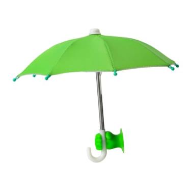 Imagem de oshhni Suporte para guarda-chuva de telefone, capa à prova de chuva, viseira solar, ventosa, suporte para fotografia externa, navegação para carro e, Verde