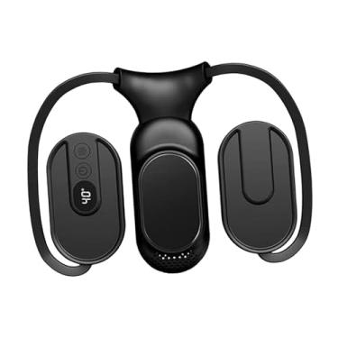 Imagem de Ｂｅｓｇａ Ventilador de pescoço, ar condicionado, portátil pessoal versátil, ventilador de refrigeração para caminhadas, uso externo no verão, camping, viagens, Preto