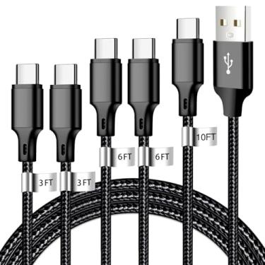Imagem de Cabo carregador para iPhone, CUGUNU, pacote com 3, 1,8 m, cabo Lightning USB certificado MFi, nylon trançado, cabo de carregamento rápido, compatível com iPhone X/Max/12/11/8/7/6/6S/5/5S/SE/Plus/iPad - preto e branco