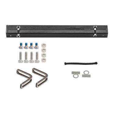 Imagem de TTETTZ Tenda lateral de teto de carro RC 1:18, barraca de metal com abrigo para chuva para carro de controle remoto, Preto