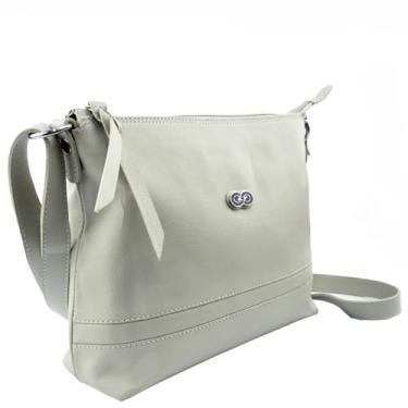 Imagem de Bolsa Transversal RAVELLO em Couro (Bone)