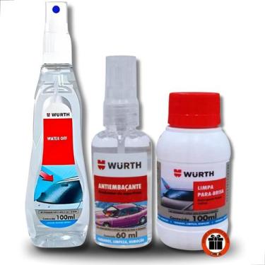 Imagem de Water Off Cristalizador de parabrisa + Anti Embaçante + Limpa Para Bri