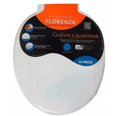 Imagem de Assento Sanitário Tampa Vaso Almofadado Alumasa.
