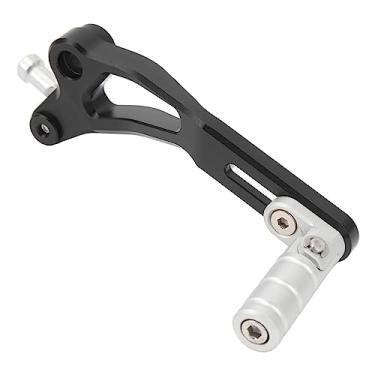 Imagem de Akozon Alavanca de Pedal de Câmbio Ajustável de Akozon para 400 Z400, Alumínio CNC Alumínio Dobrável do Dedo do Dedo pé (Prata)