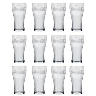 Imagem de Copo Contour Coca Cola Transparente 300Ml 12 Unidades Nadir - Nadir Fi