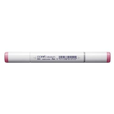 Imagem de COPIC Marcador Sketch Ponta Dupla Redonda e Chanfrada, Cor R85 Rose Red, 1 unidade