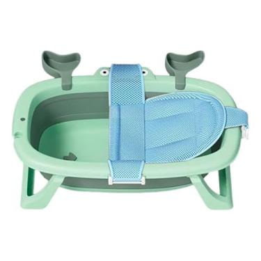 Imagem de Banheira Ofurô Dobrável C/Rede Protetora Para Recém-nascido
