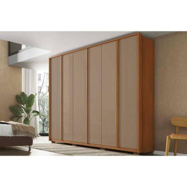 Imagem de Guarda Roupa Casal 6 Portas e 4 Gavetas Cleo Freijo/Sued Mr - Caemmun