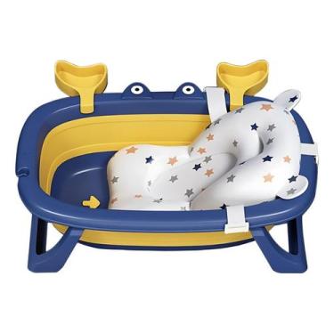 Imagem de Banheira Retrátil Para Bebê Com Cama Flutuante Confortável - Tibaby, B