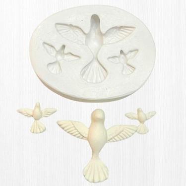 Imagem de Molde de Silicone Pomba Espirito Santo - Elita Brasil