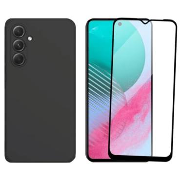 Imagem de Película de Vidro 3D Tela Toda e Capa Protetora Preta para Galaxy M54