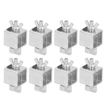 Imagem de Qanyegn 8pcs Grampo de soldagem de bunda, pequenos grampos de painel de corpo automático em forma de mosca, kit de pinça de soldagem de soldagem de soldagem de liga de alumínio de