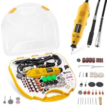 Imagem de Micro Retifica, Micro Retífica com 211 Acessórios E Maleta, Mini Retifica, Retifica (200-240V), para Cortes E Desbastes, 180W, 10000-37000r/min