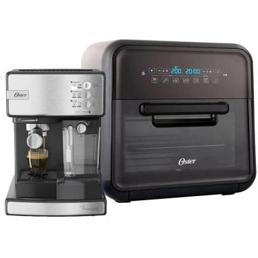 Imagem de Kit Fritadeira Super Fryer E Cafeteira Nova Primalatte Oster 110V