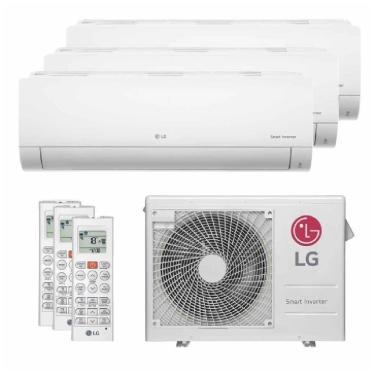 Imagem de Ar Condicionado Multi Split Tri Split LG 21000 BTU 3x9000 QF Inverter 220V Z3UW21GFB1.AWGZBR1