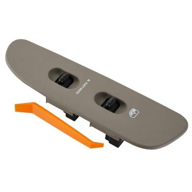 Imagem de ZAPOSTS Interruptor de janela lateral para passageiros serve para Dodge Dakota 2002-2010 1500 2500 3500, 2001-2004 Dodge Dakota, interruptor de botão de vidro com trava de porta direita. OEM