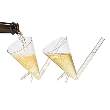 Imagem de Atirador de champanhe, taças de champanhe, acrílico inquebrável com caixa de proposta de dama de honra, meias para adultos, lembrancinhas de despedida de solteira, suprimentos de festa, presentes