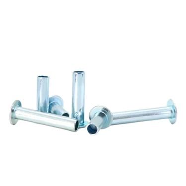 Imagem de Rebites de cabeça chata de aço galvanizado M3 M4 M5 M6 (50, M5 x 8 mm)