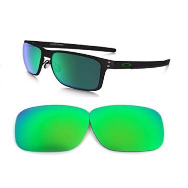 Imagem de Lentes de substituição Galaxy para Oakley Holbrook Metal OO4123 (não Holbrook normal) Polarizadas 100% UVAB, Verde, regular