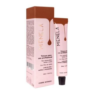 Imagem de Tintura Para Sobrancelhas Menela Cobre Intenso 20ml - Menela Cosmético