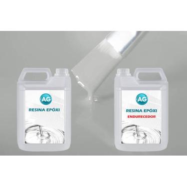 Imagem de Resina Epóxi 1KG + Cor sólida Cinza Claro RAL7035 AG - Resinas ag