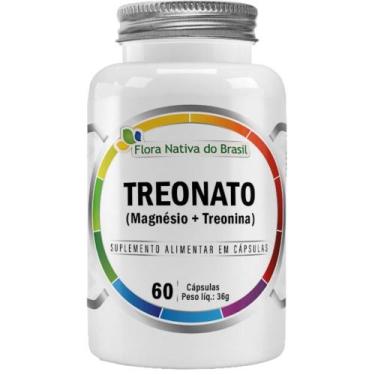 Imagem de TREONATO ( Magnésio + Treonina) 600mg 60 cápsulas - Flora Nativa - Flo