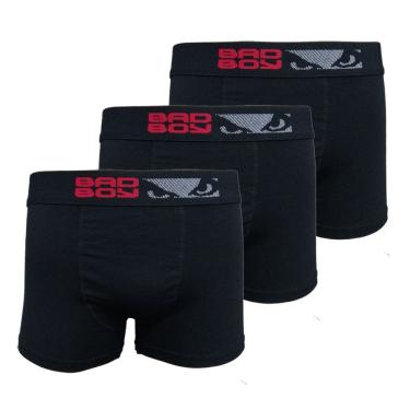 Imagem de Kit c/3 Cuecas Boxer Bad Boy Cotton - 7605