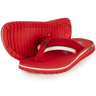 Imagem de Chinelo Kenner Kivah Colors Masculino - Vermelho e Branco
