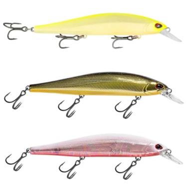 Imagem de Marine Sports, Kit 3 Iscas Artificiais Meia Água Marine Predator SR 115S 11,5cm 17g Cor:Kit 3