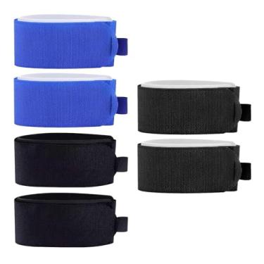 Imagem de Colaxi 6x Fita de fixação para esqui, acessórios para esqui, multiuso, portátil, com acolchoamento de EVA ajustável para transportar seus esquis