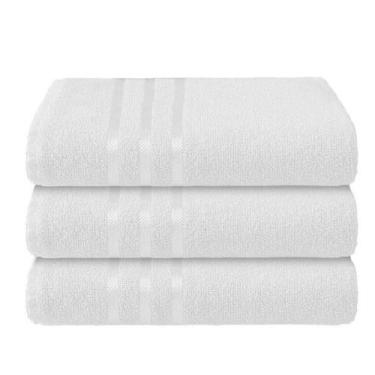 Imagem de Kit 6 Toalhas De Rosto Branca Hotel Salão Manicure Academia - Dugu