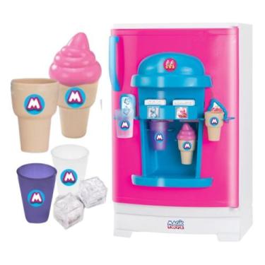 Imagem de Geladeira gelato sem freezer infantil acessórios magic toys