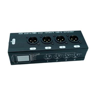 Imagem de Generic Cable Extender Cable Multi Network Compact Adapter Ethernet Box 4 canal para microfones de estúdio, Xlr 11 Combinação