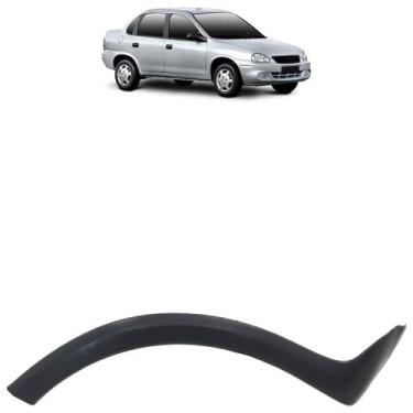 Imagem de Moldura Paralama Traseiro Corsa Sedan 2002 A 2011 Modelo Novo - Karina
