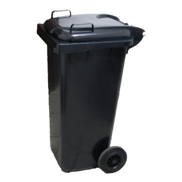 Imagem de Conteiner Lixeira Plastico 120 Litros Com Rodas De 200mm