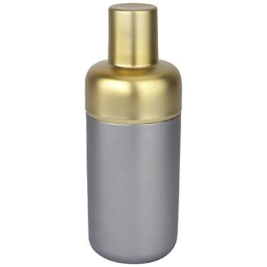 Imagem de Coqueteleira Drink Station em aco inox 500ml D7,5xA20cm cor cinza e dourada