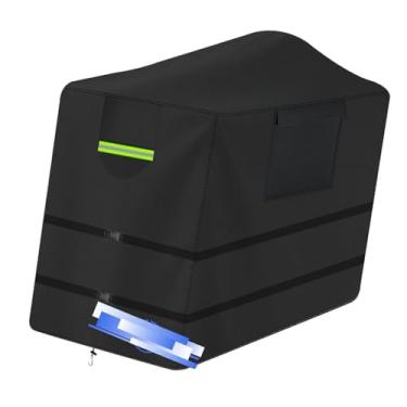 Imagem de KiBcsLic Capa protetora para máquina de solda de fácil instalação, 35x45x45 polegadas, resistente a rasgos, à prova de vento, de poliéster com cordão para