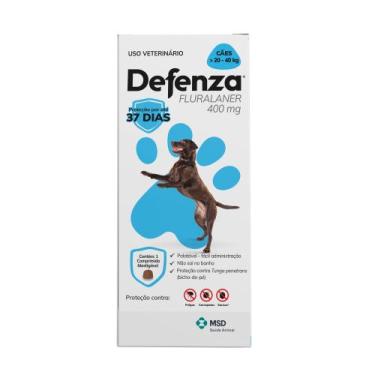 Imagem de Defenza - Antipulgas, Bicho-de-Pé, Carrapatos e Sarnas - Cães de 20 a 