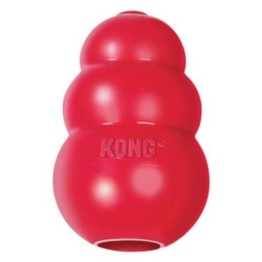 Imagem de Kong Classic Brinquedo para Cães Porta Ração e Petisco Médio(T2)