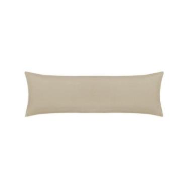 Imagem de Fronha Body Pillow Toque Acetinado 40cm X 1,30m Altenburg, Bege Tan