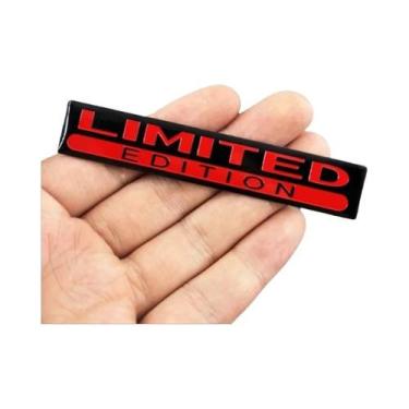 Imagem de Emblema Adesivo 3D De Alumínio Edição Limitada Para Carros E Motocicle