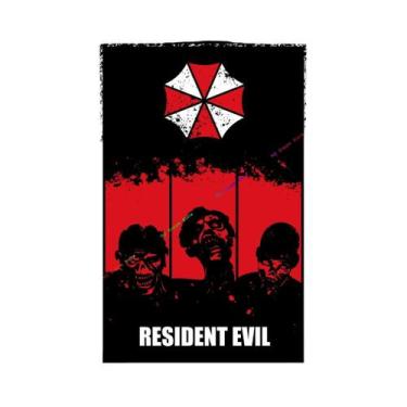 Imagem de Pôster De Filme God of War Resident Evil Regenerates Em Tela Para Deco