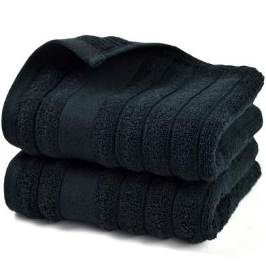 Imagem de Toalhas de mão Jacquotha Black Premium Cotton 480 GSM 13x29cm