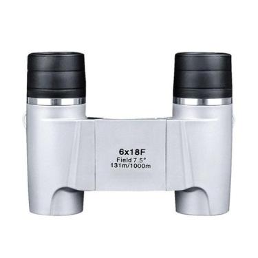 Imagem de Binóculos de foco fixo 6 x 18 para adultos Binóculos de grande campo d
