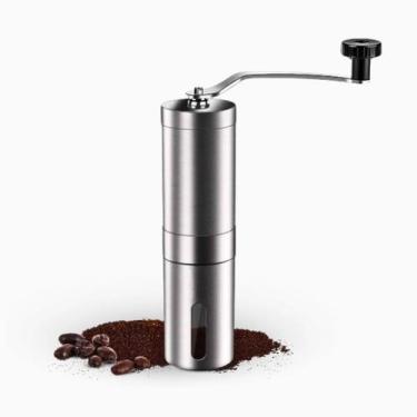 Imagem de Moedor de Café Manual Portátil  Corpo em Aço Inox, Lâmina em Cerâmica 